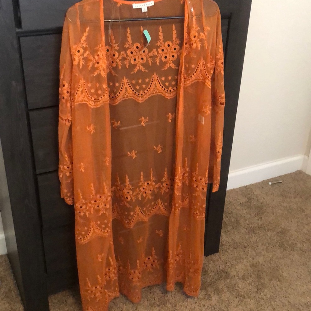 Orange cover up